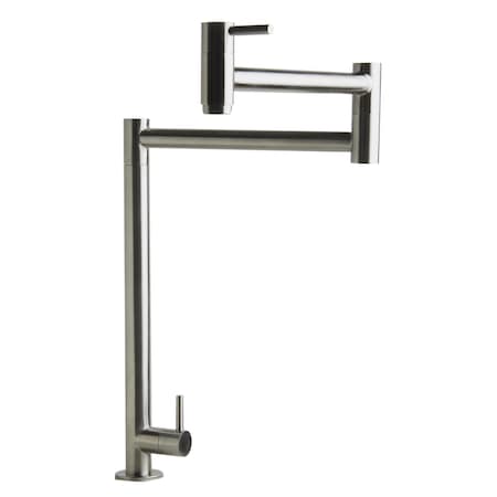 Alfi Brand Brushed SS Retractable Pot Filler Faucet AB5018-BSS